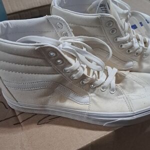 Vans Off-White High-Top Sneakers 9.5 Mens